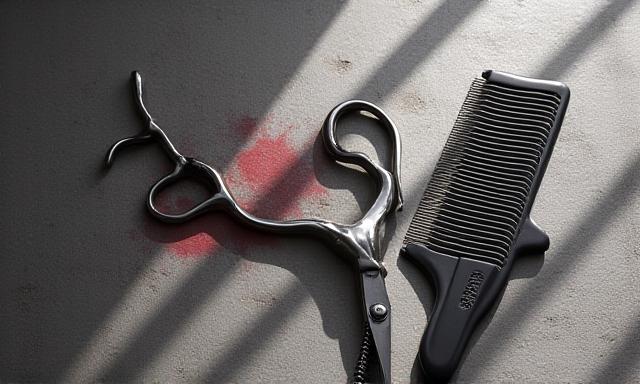 Abstract styling tools on high contrast background